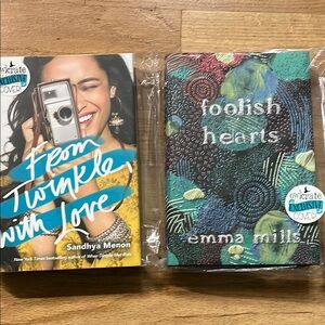 OwlCrate Exclusive 'From Twinkle, With Love' & ‘Foolish Hearts, Book set
